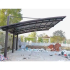 Factory Prices Galvanized Poles Metal Carport Enhanced luxury car shed For Car Parking